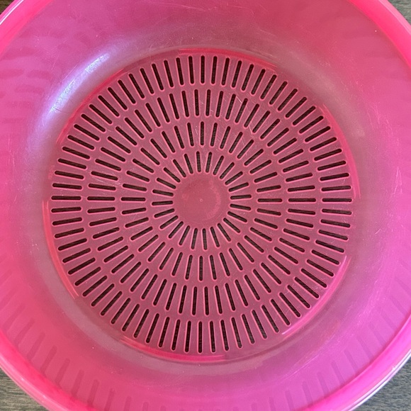 TUPPERWARE CRYSTALWAVE MICROWAVE STEAMER STRAINER COLANDER - Picture 4 of 6